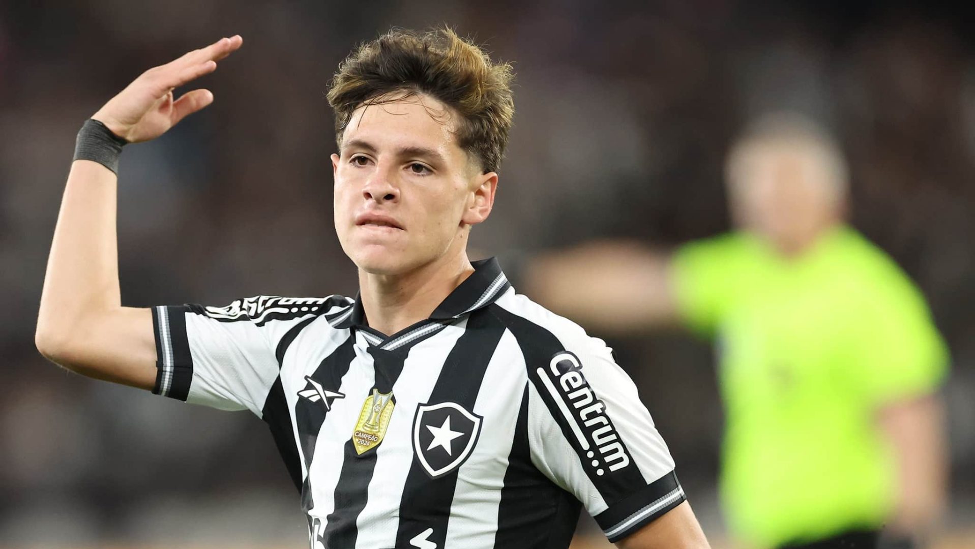 Montoro comemora primeiro gol pelo Botafogo (Foto: Vitor Silva/Botafogo)
