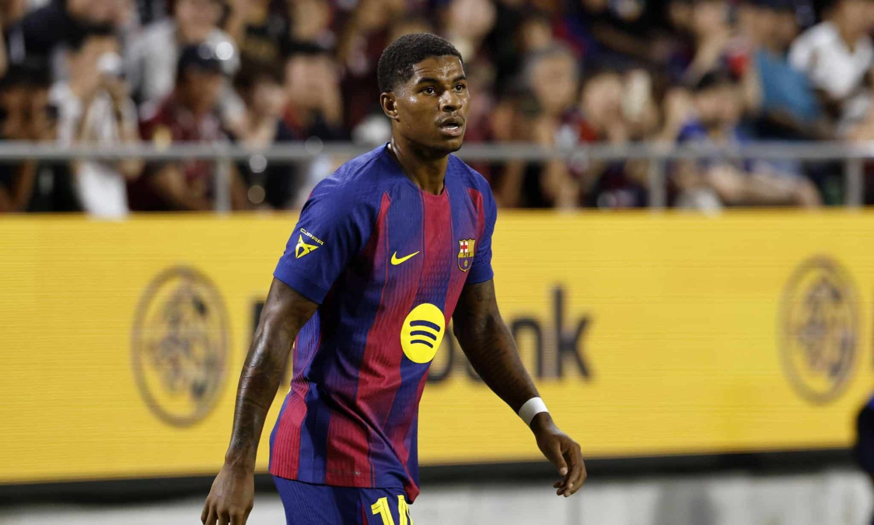 Rashford em ação pelo Barcelona