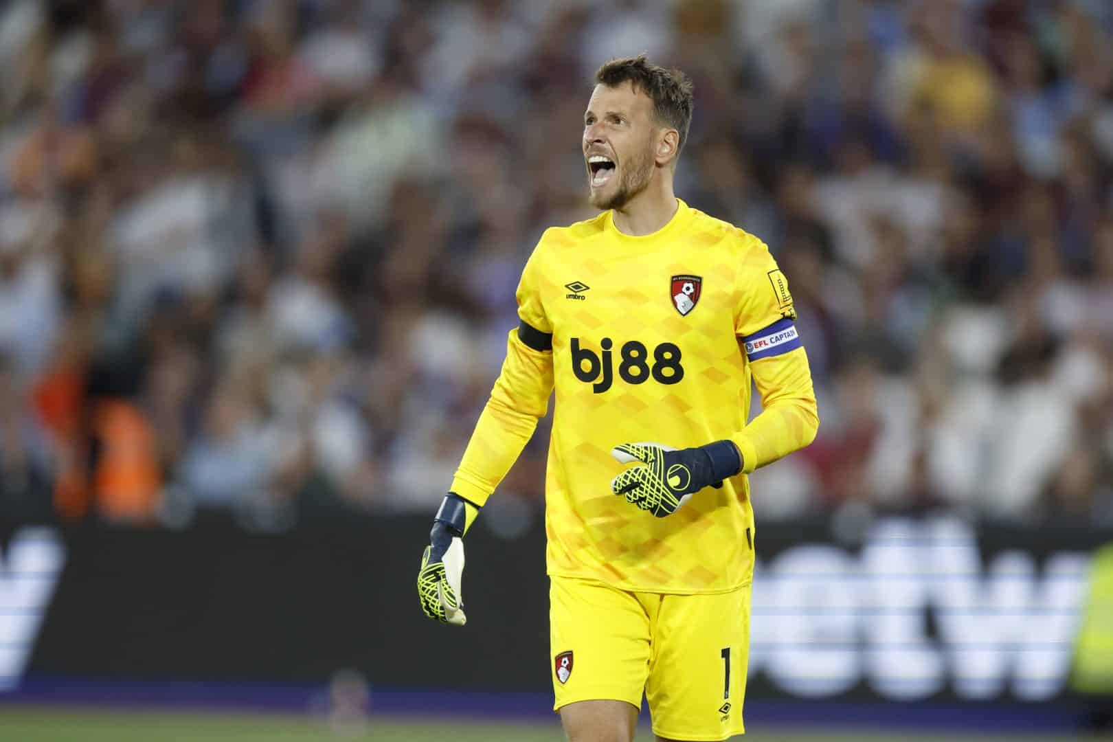 Neto, do Bournemouth, é um dos alvos do Botafogo (Foto: Imago)