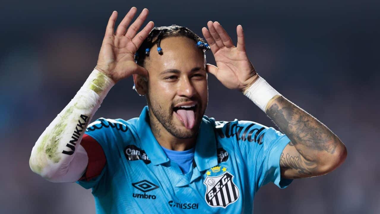 Neymar marca duas vezes e dá mais uma semana de sobrevida para Cleber Xavier no Santos