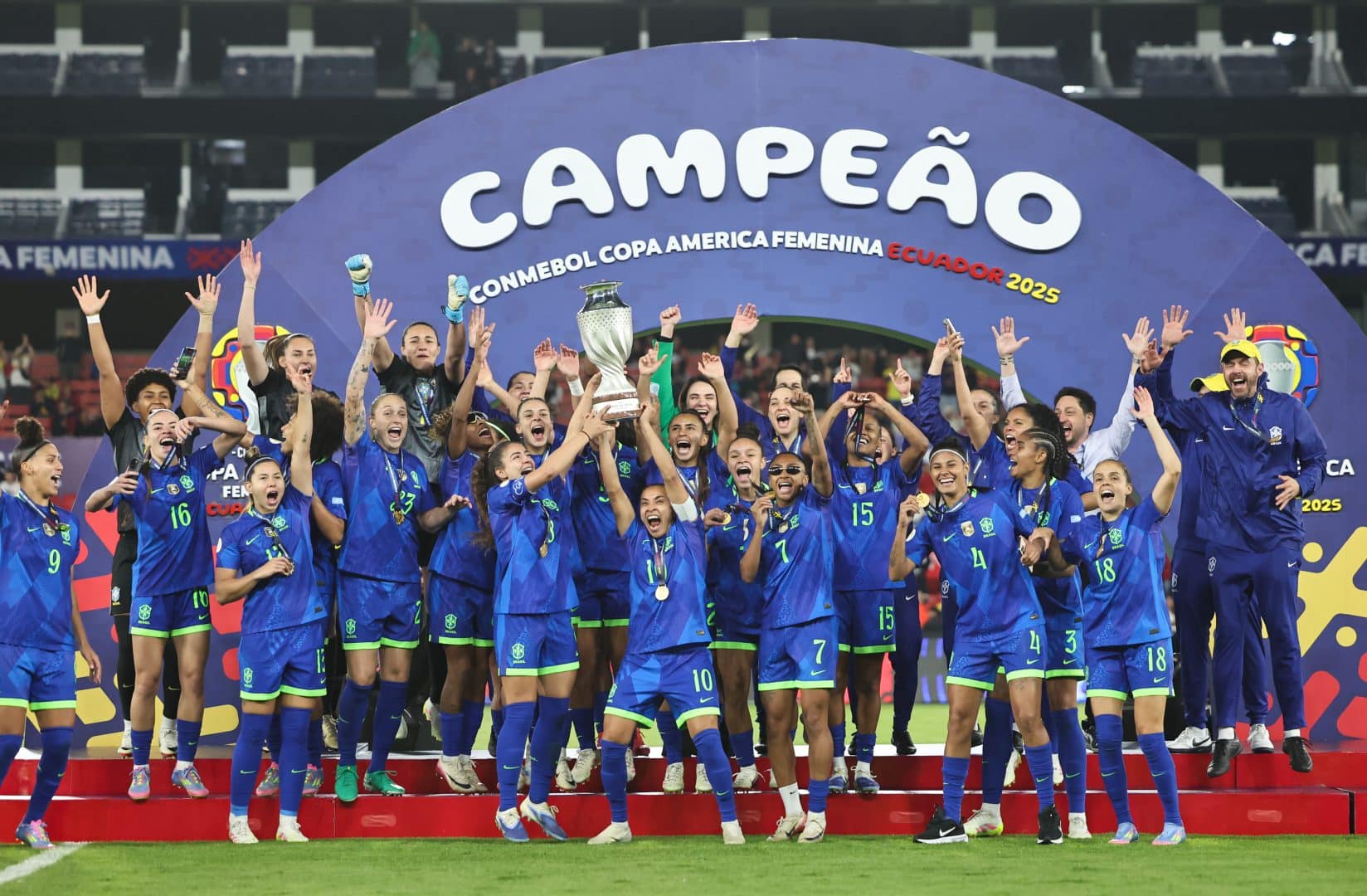 Seleção Brasileira conquista título da Copa América (Foto: Lívia Villas Boas / CBF)