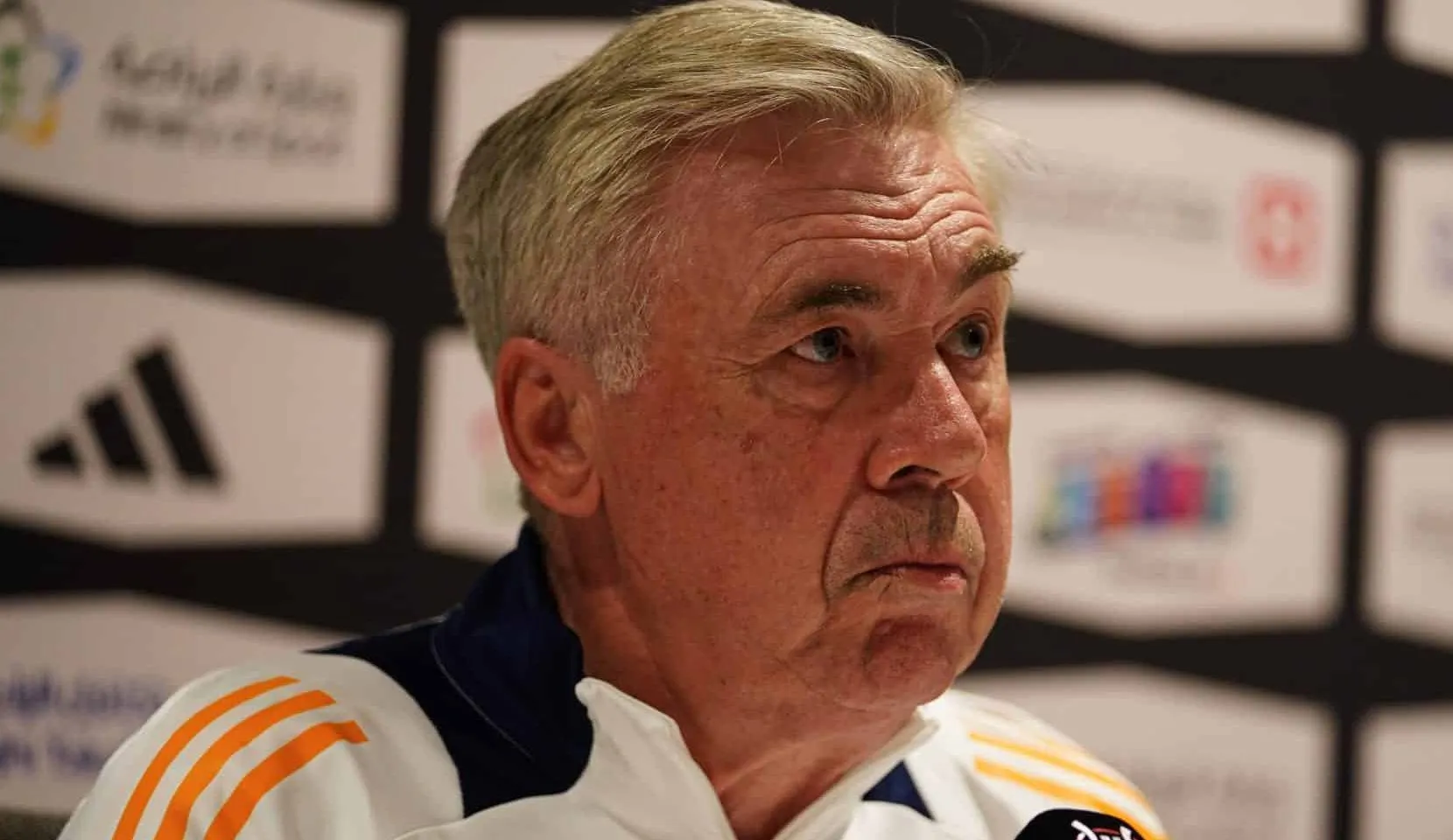 Ancelotti d&aacute; bronca em jornalistas antes de decis&atilde;o na Copa do Rei: &lsquo;Isso n&atilde;o &eacute; um debate&rsquo;