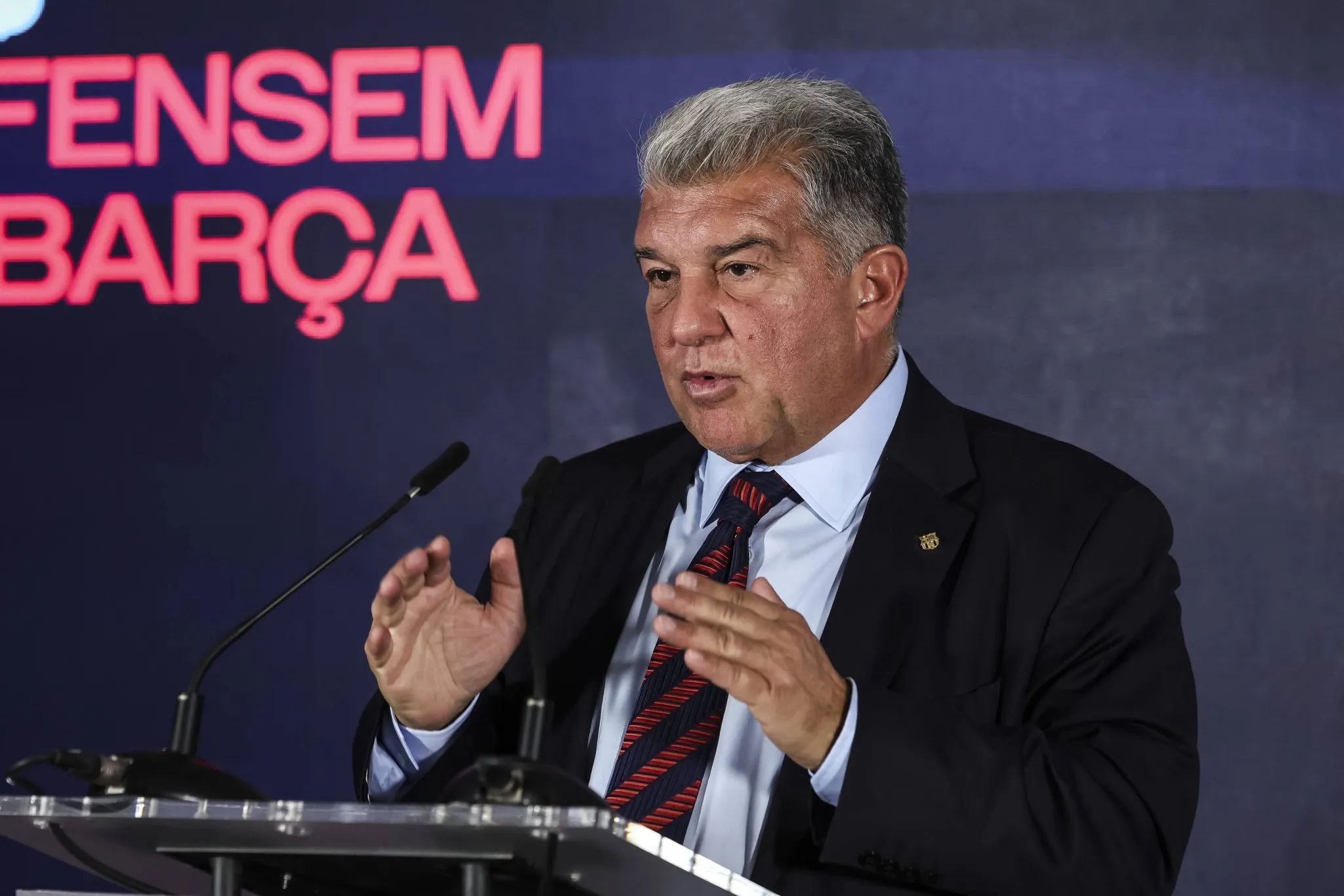 Joan Laporta, presidente do Barcelona