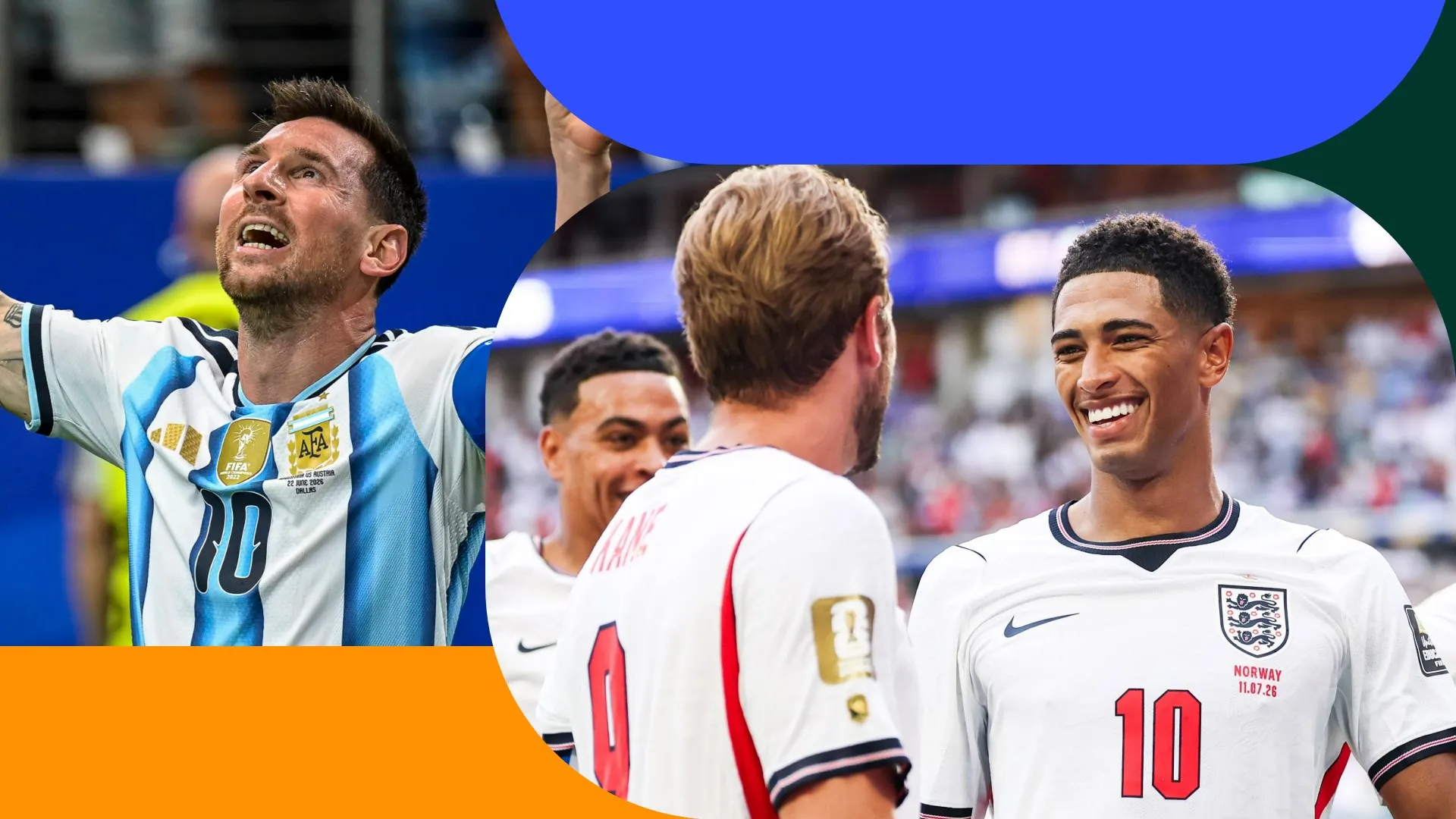 Inglaterra x Argentina: As prov&aacute;veis escala&ccedil;&otilde;es da semifinal da Copa do Mundo 2026