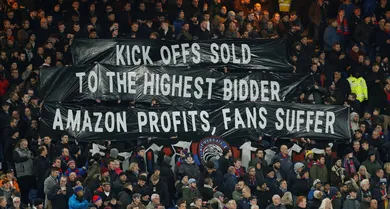 Amazon iniciou suas transmiss&otilde;es da Premier League na Inglaterra e j&aacute; foi alvo de protestos nas arquibancadas