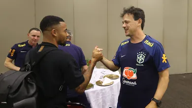 &Uacute;ltimo a chegar, Gabriel Jesus deve &lsquo;furar fila&rsquo; para ser o nove de Diniz&nbsp;na&nbsp;Sele&ccedil;&atilde;o