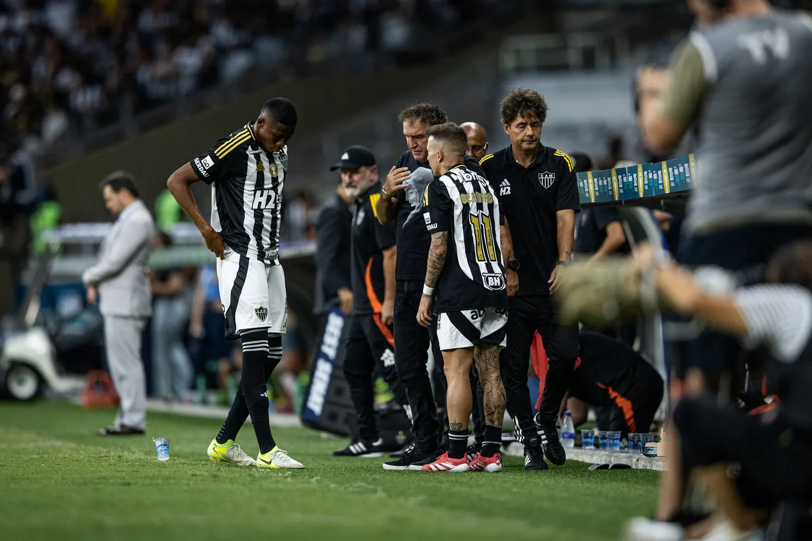 Cuca cobrou mais refor&ccedil;os para o elenco do Atl&eacute;tico-MG (Foto: Pedro Souza/Atl&eacute;tico-MG)