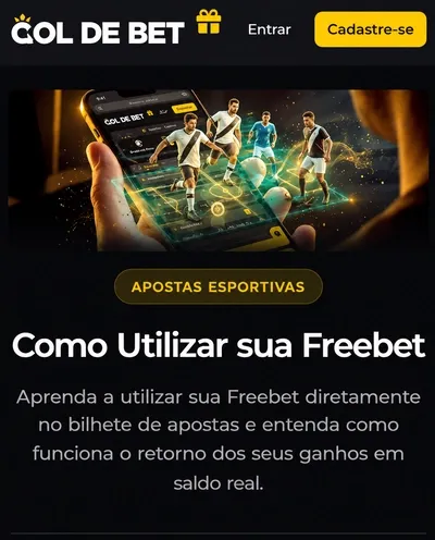 Promo&ccedil;&otilde;es de free bet na Goldebet