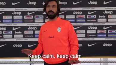 Fique calmo e passe para o Pirlo, em mais um v&iacute;deo divertido do maestro da Juventus