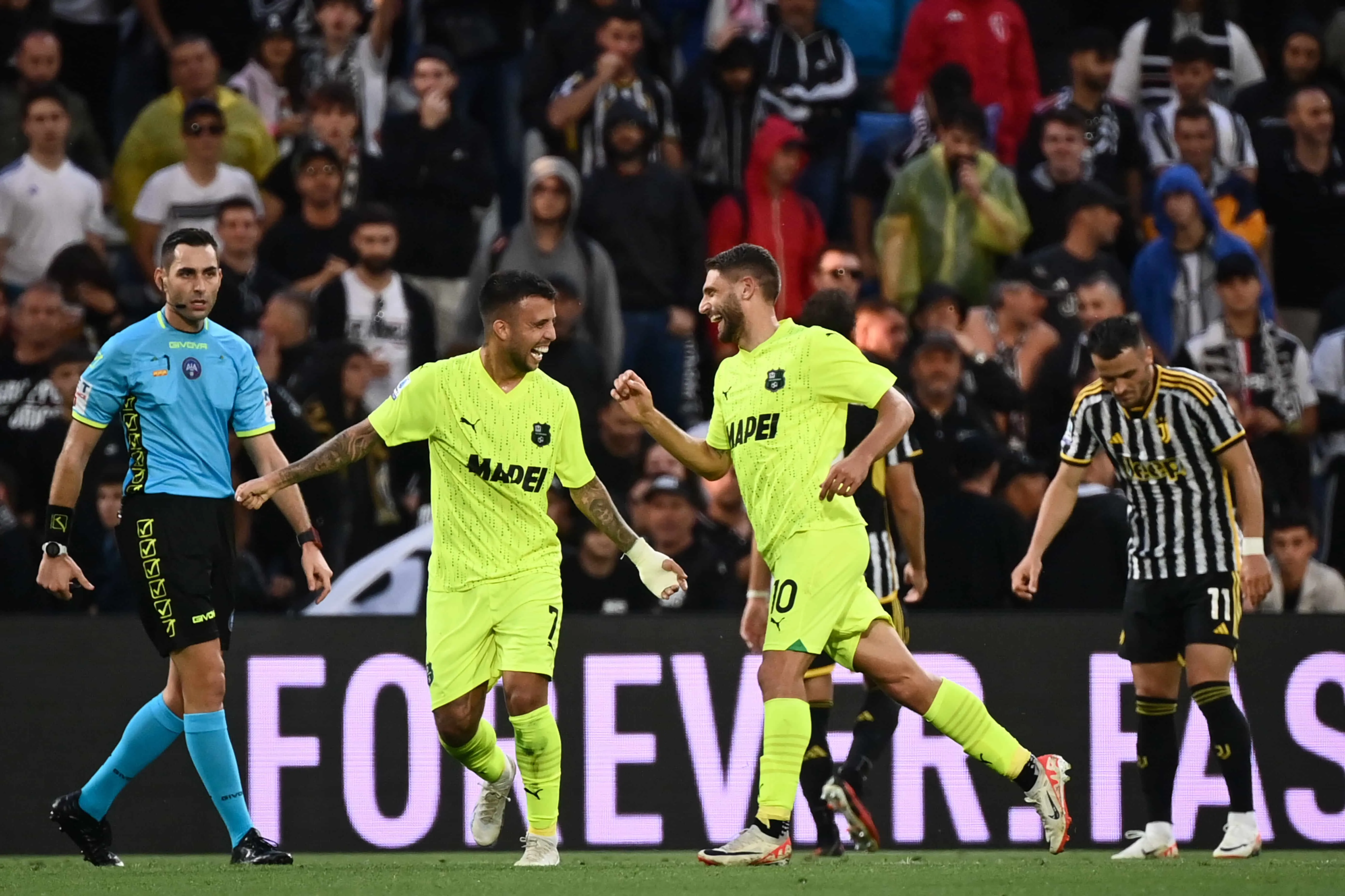 Com Berardi brilhante, um corajoso Sassuolo bateu uma Juventus que abusou dos erros defensivos