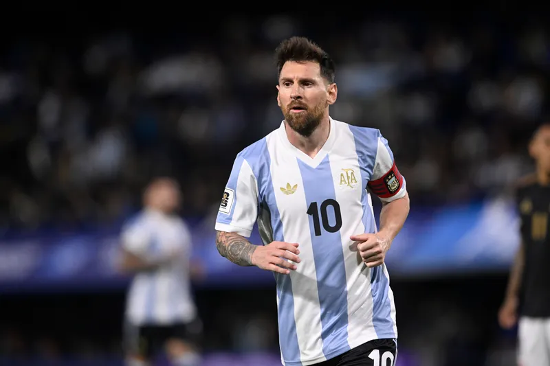 Messi em a&ccedil;&atilde;o pela sele&ccedil;&atilde;o argentina 