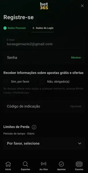 bet365 cadastro: guia completo para criar sua conta em 2026