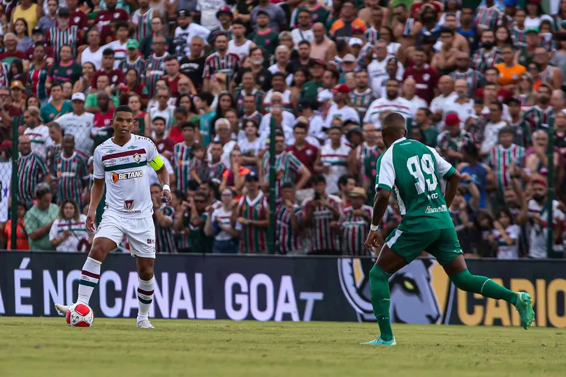 David Braz disputou apenas uma partida em 2024, mas acredita que pode ter novas chances no Fluminense - Foto: MARCELO GON&Ccedil;ALVES / FLUMINENSE FC