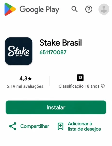 Aplicativo Stake, dispon&iacute;vel para download Android e iOS
