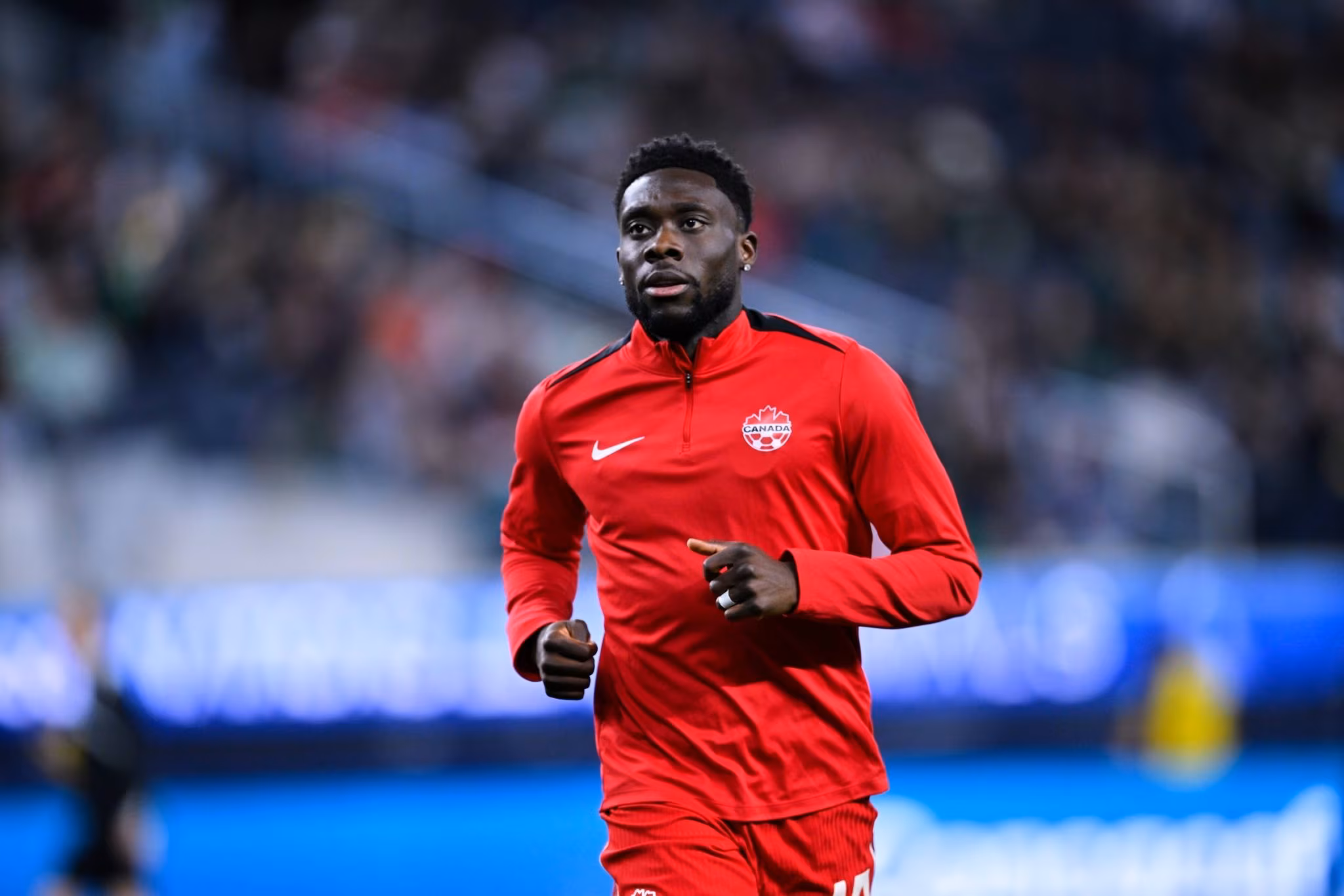 Alphonso Davies pelo Canad&aacute; (Foto: Imago/Agencia-MexSport)