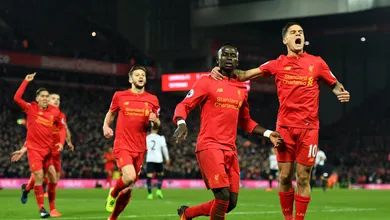 Sadio Man&eacute; incendiou o Liverpool, que saiu da draga com grande vit&oacute;ria sobre o Tottenham