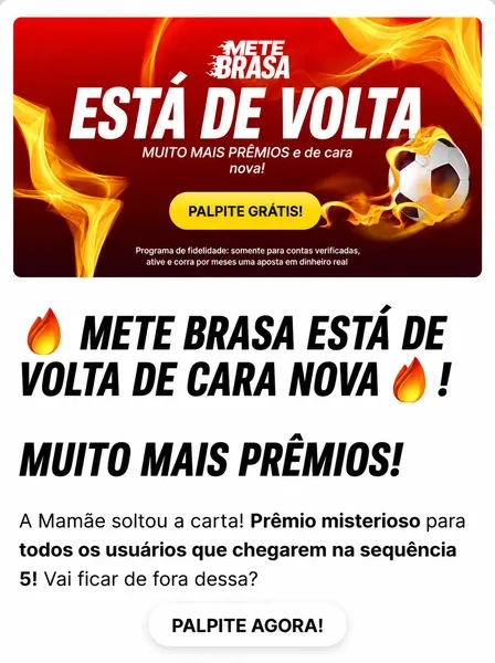 P&aacute;gina inicial da oferta &ldquo;Mete Brasa&rdquo;, da Superbet
