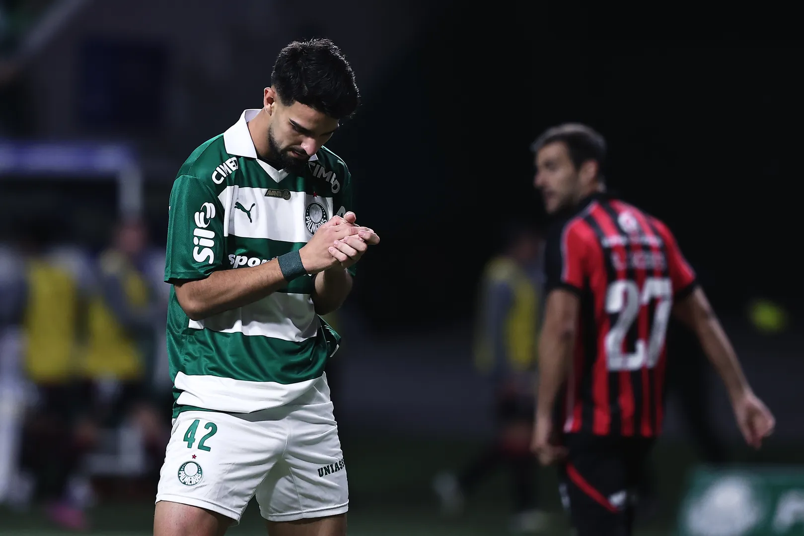 Flaco L&oacute;pez, atacante do Palmeiras
