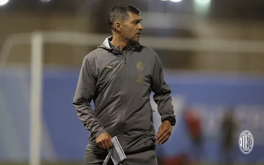 S&eacute;rgio Concei&ccedil;&atilde;o, novo t&eacute;cnico do Milan Foto: (Divulga&ccedil;&atilde;o/Milan)
