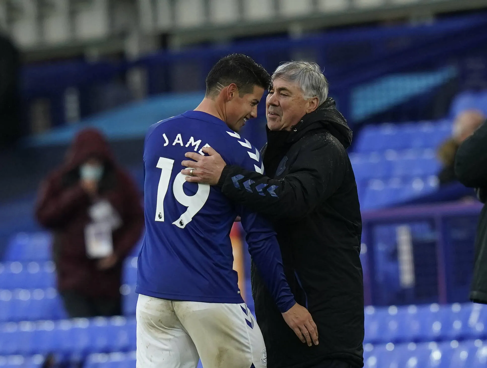 James Rodriguez e Ancelotti