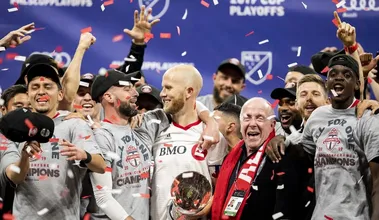O Toronto FC buscou uma sofrida virada em Atlanta para ir &agrave; decis&atilde;o da MLS pela terceira vez