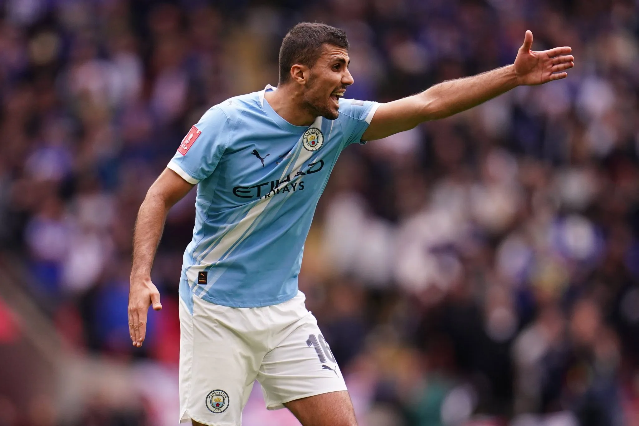 Rodri defende o Manchester City desde 2019