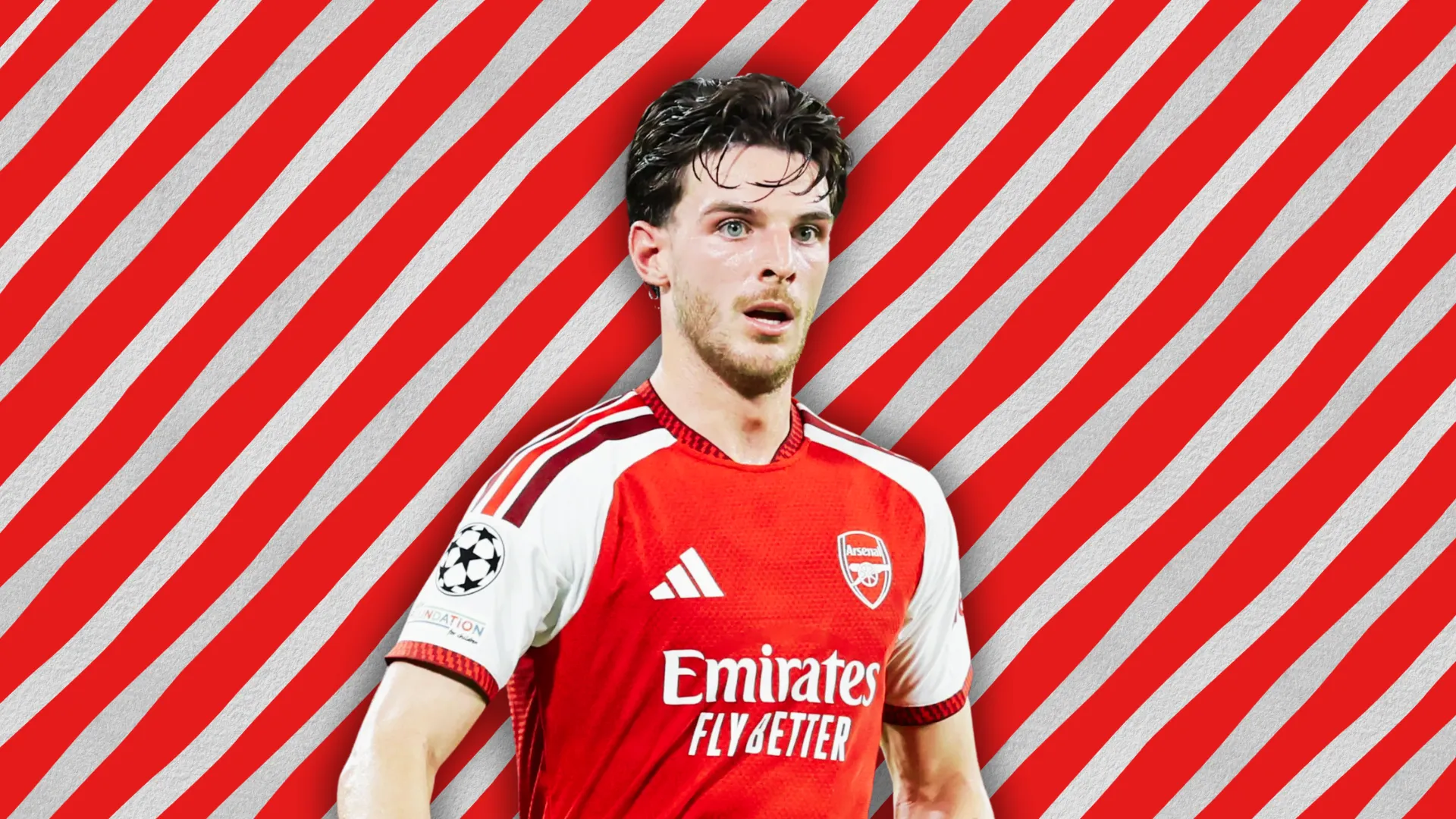 Declan Rice, do Arsenal: &lsquo;Voc&ecirc;s sabem, adoraria v&ecirc;-lo ganhar a Bola de Ouro&rsquo;