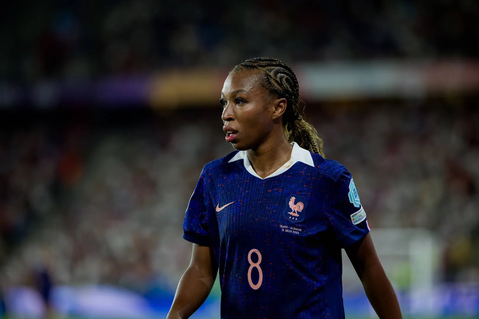 Grace Geyoro na Euro feminina com a Fran&ccedil;a