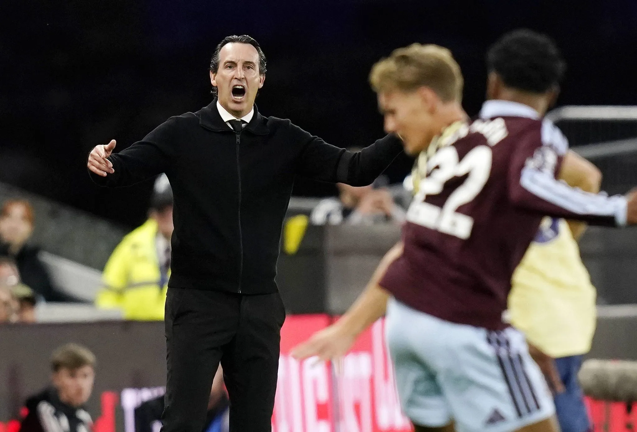 Unai Emery durante partida entre Aston Villa e Arsenal (Foto: IMAGO / Sportimage)