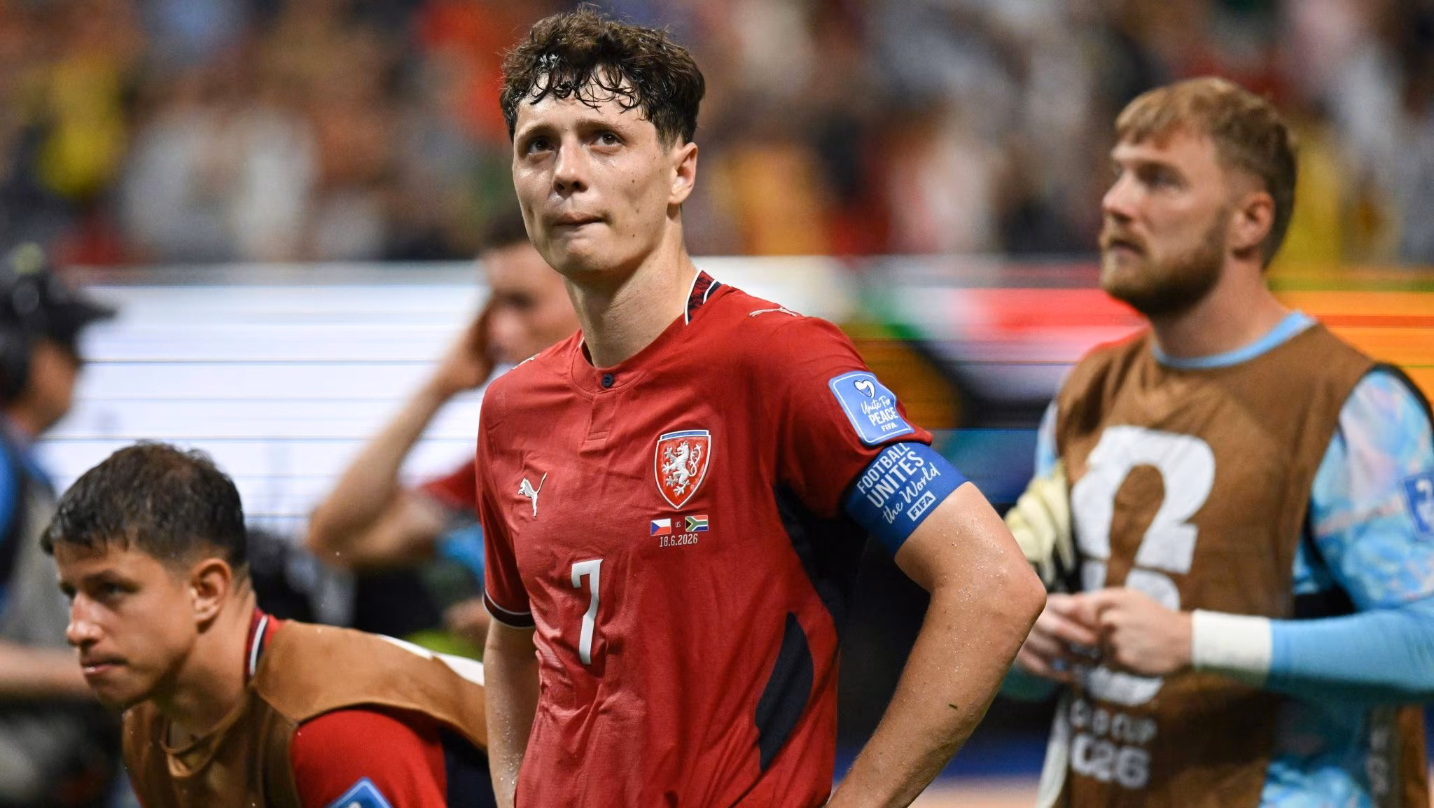 Krejci, da sele&ccedil;&atilde;o da Tch&eacute;quia, lamenta empate na Copa do Mundo (Foto: IMAGO / Xinhua)