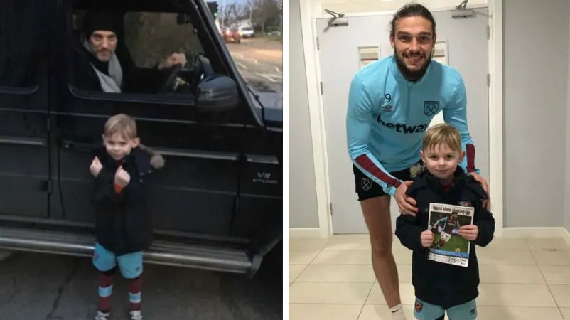Com um baita gesto, Slaven Bilic fez a alegria deste pequeno torcedor do West Ham