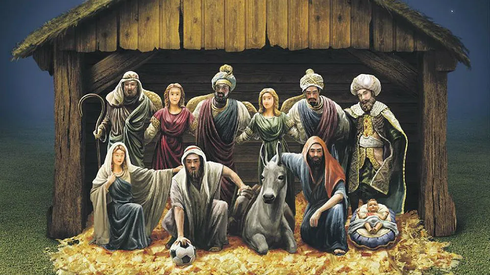 Ol&eacute; faz o melhor pres&eacute;pio do ano, e com ele n&oacute;s desejamos Feliz Natal a voc&ecirc;s