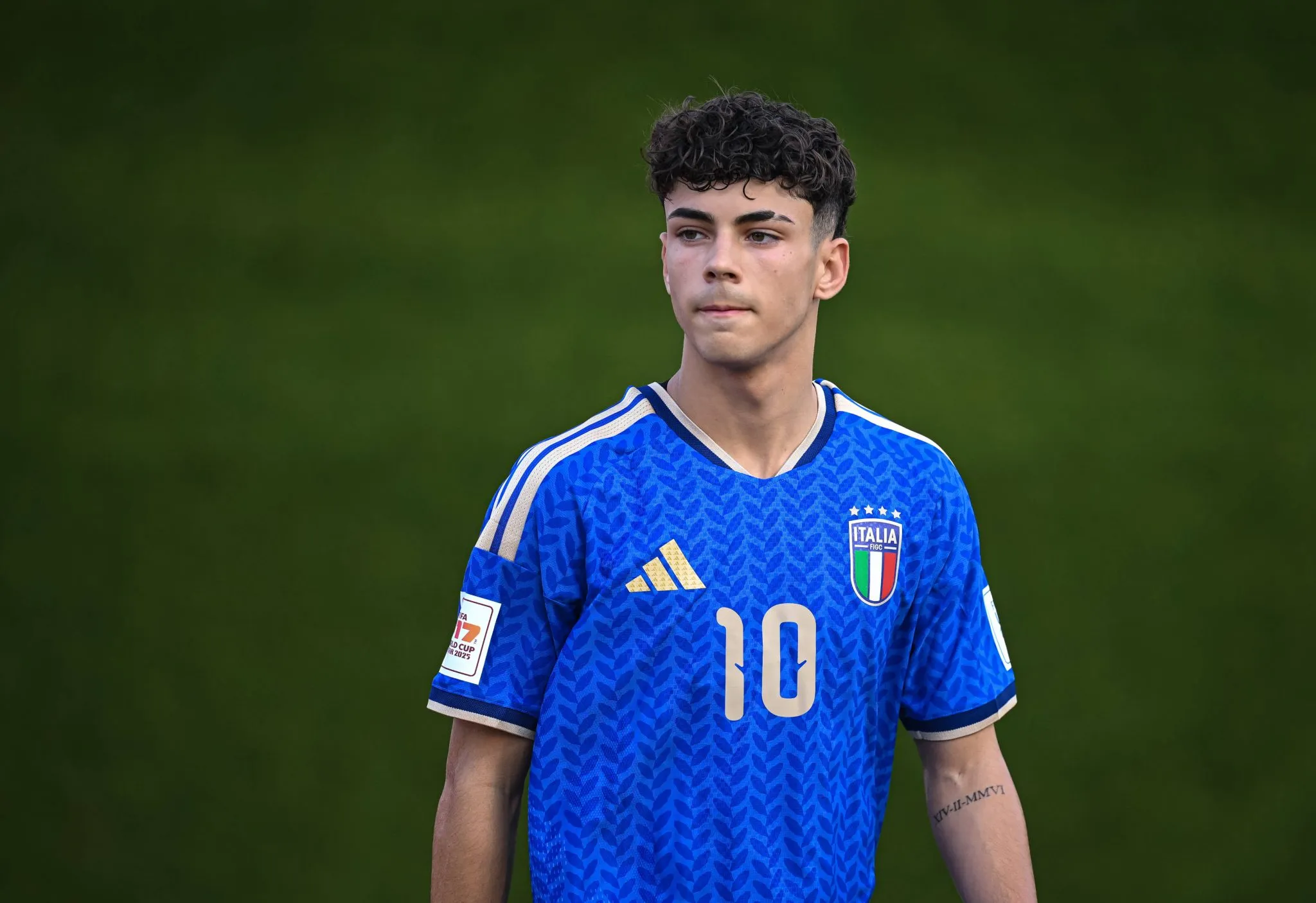 Samuele In&aacute;cio em jogo da sele&ccedil;&atilde;o italiana sub-17
