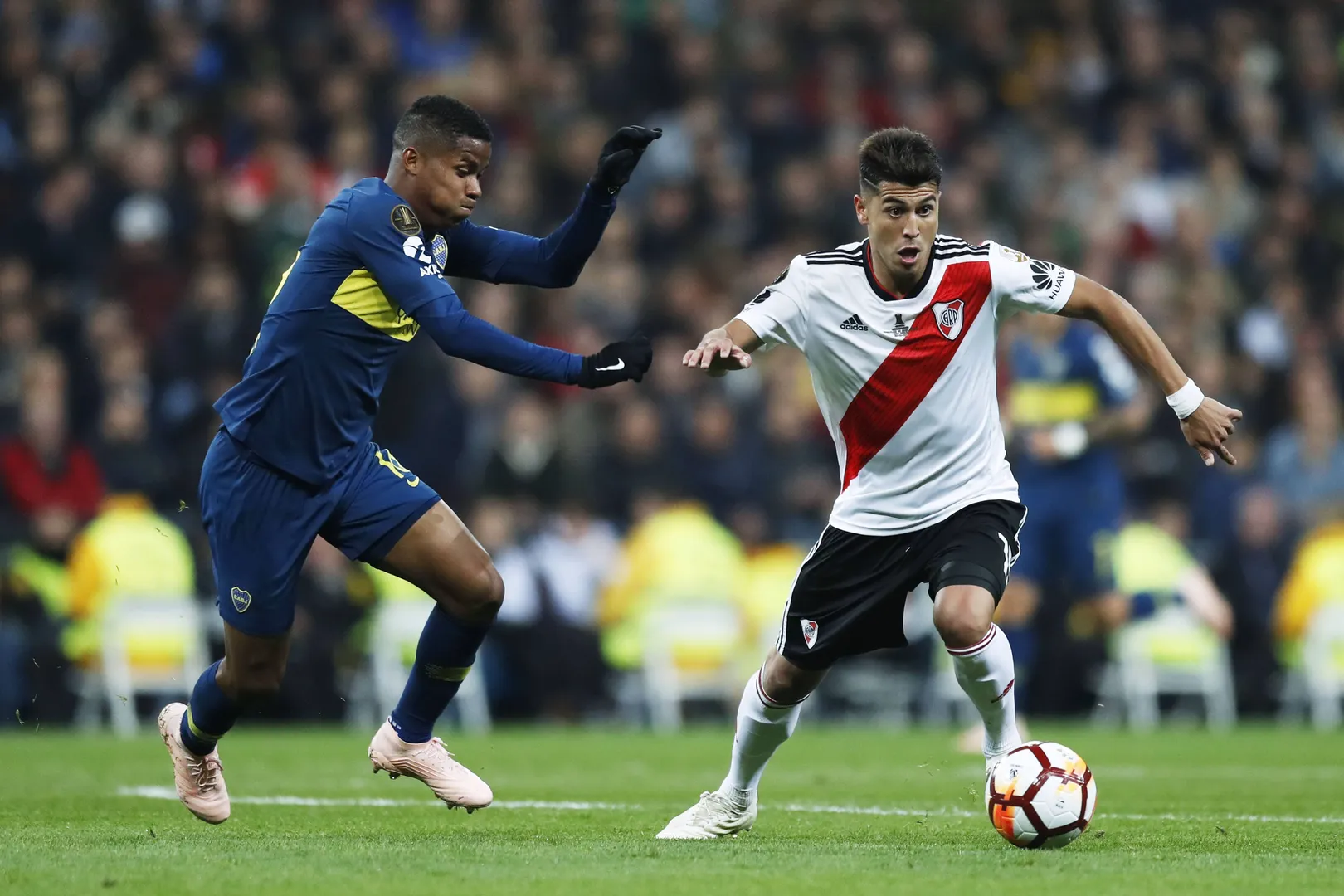 Palacios foi campe&atilde;o da Libertadores pelo River em 2018 (Foto: Imago)