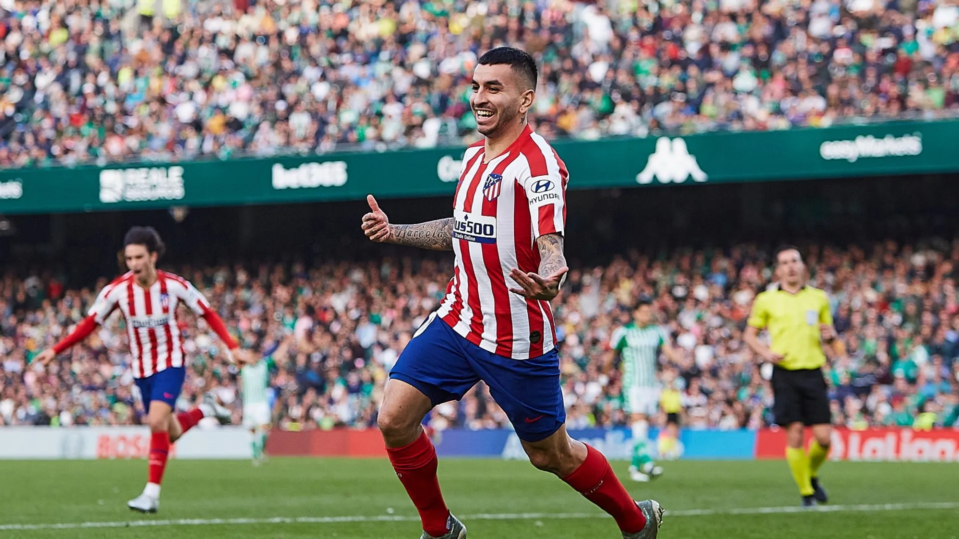 Correa saiu do banco para construir vit&oacute;ria do Atleti, que teve at&eacute; gol de letra de Morata