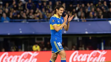 Cavani guardou seu primeiro gol pelo Boca, numa vit&oacute;ria de lindas jogadas