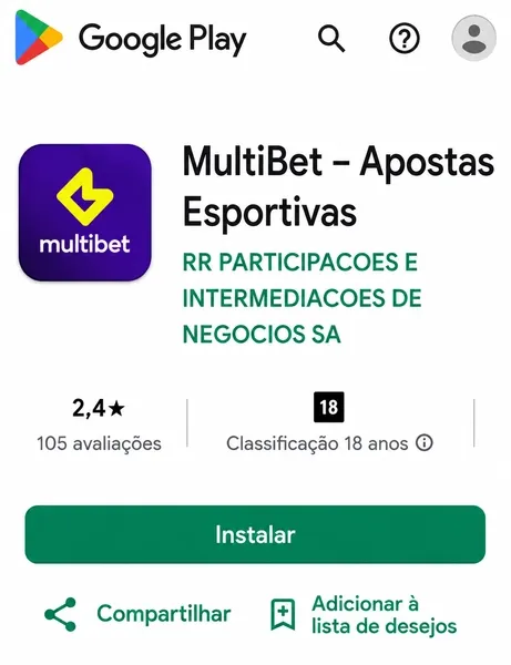 O app da Multibet est&aacute; dispon&iacute;vel apenas para dispositivos Android
