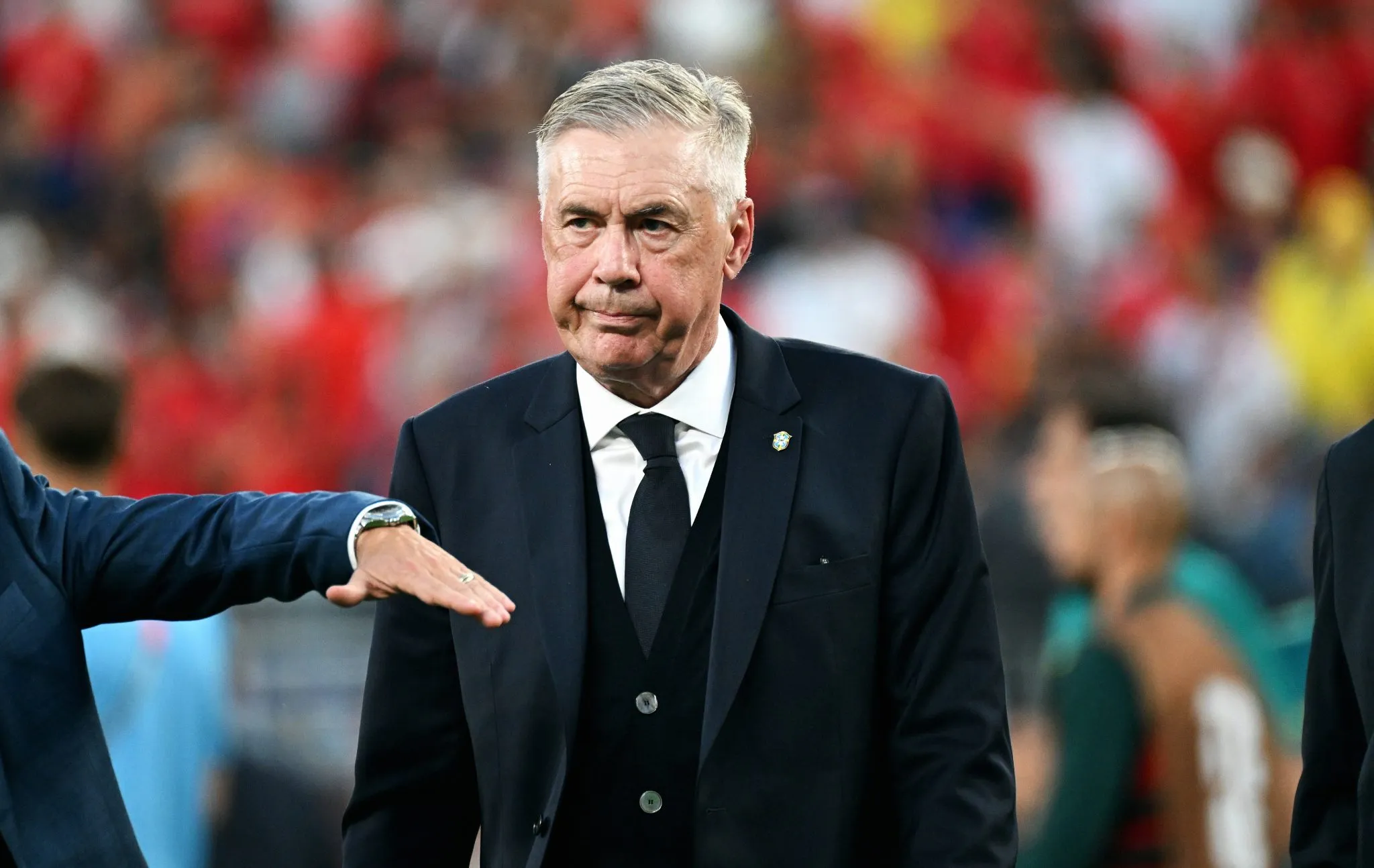 Ancelotti na estreia da sele&ccedil;&atilde;o brasileira na Copa do Mundo