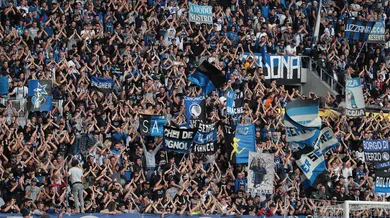 A Atalanta inaugurou a renova&ccedil;&atilde;o parcial de seu est&aacute;dio, com vit&oacute;ria e grande festa nas arquibancadas