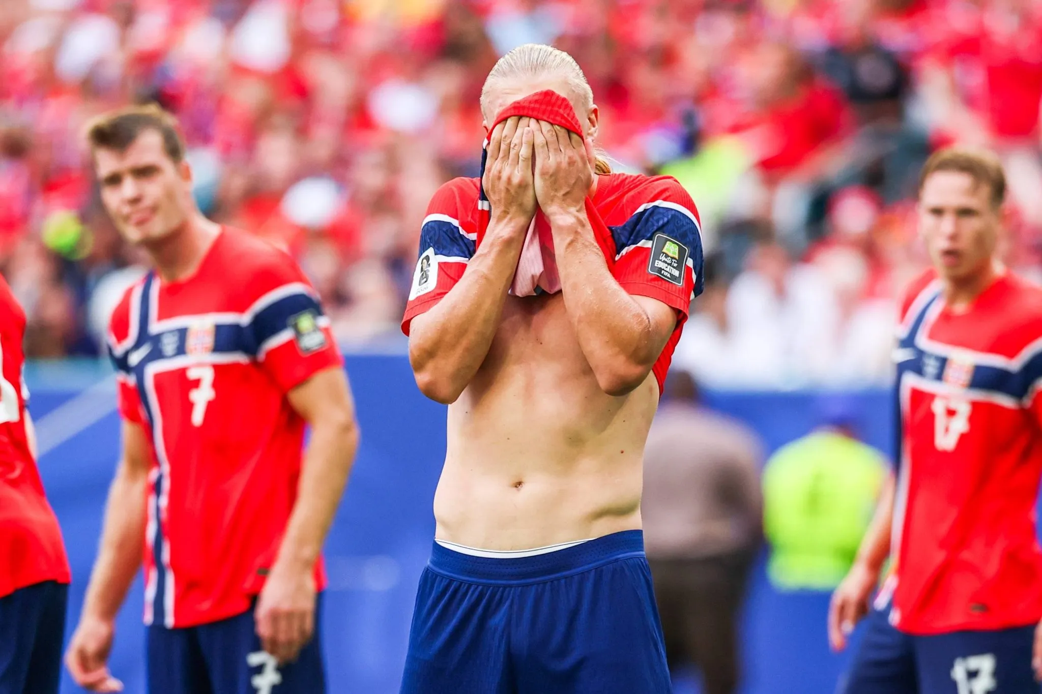 Haaland lamenta chance da Noruega
