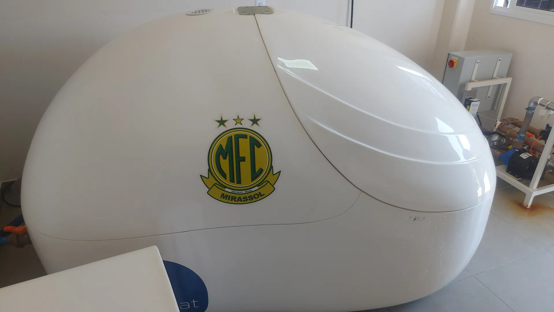 C&aacute;psula de Flutua&ccedil;&atilde;o no CT do Mirassol 