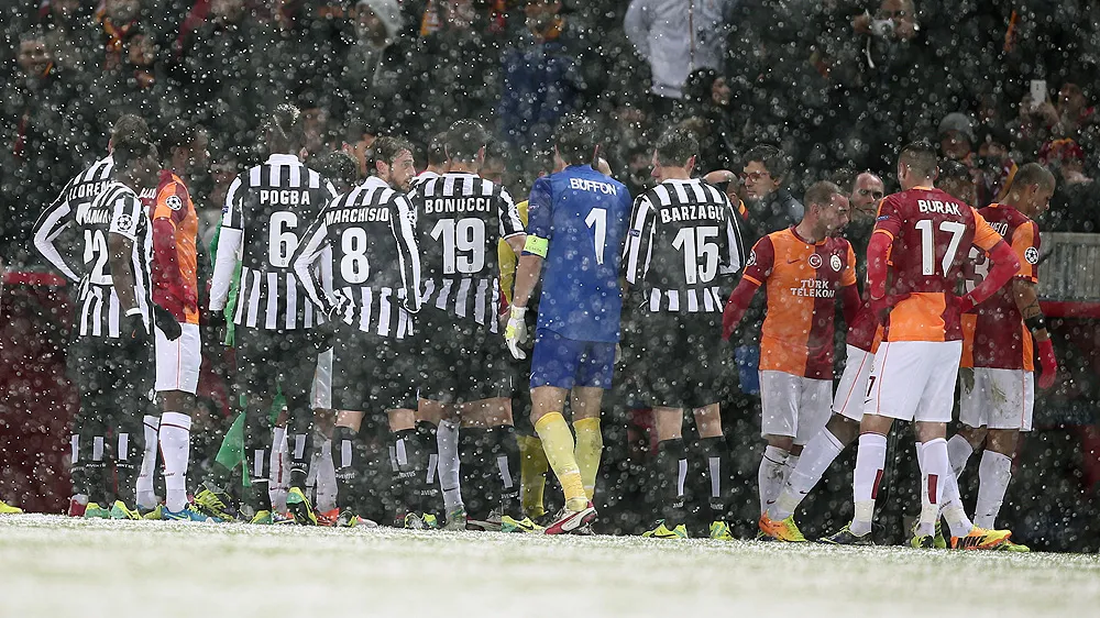 Se tem Galatasaray x Juventus, n&atilde;o acaba no dia certo