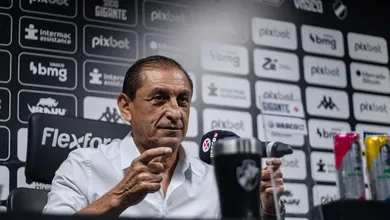 Em agora rara coletiva, Ram&oacute;n Diaz discursa e crava o Vasco na final do Campeonato Carioca