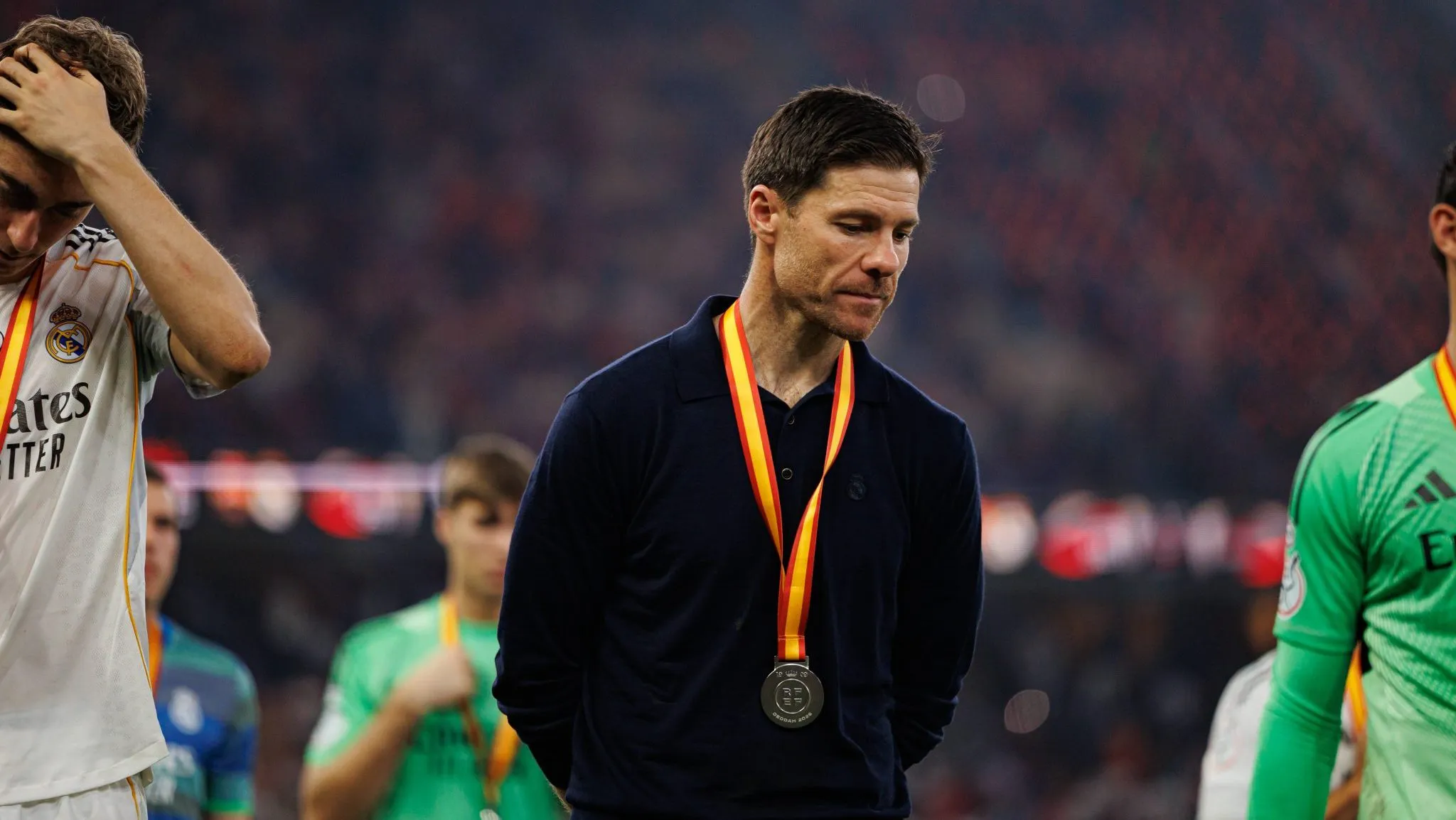 Xabi Alonso foi vice da Supercopa da Espanha com o Real Madrid (Foto: Imago/Ball Raw Images)