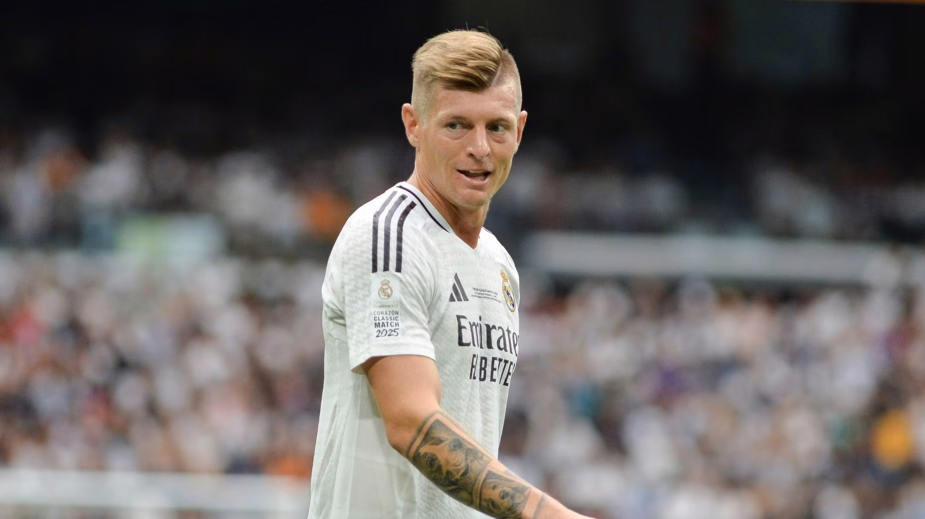 Toni Kroos, multicampe&atilde;o pelo Real Madrid (Foto: IMAGO / SOPA Images)