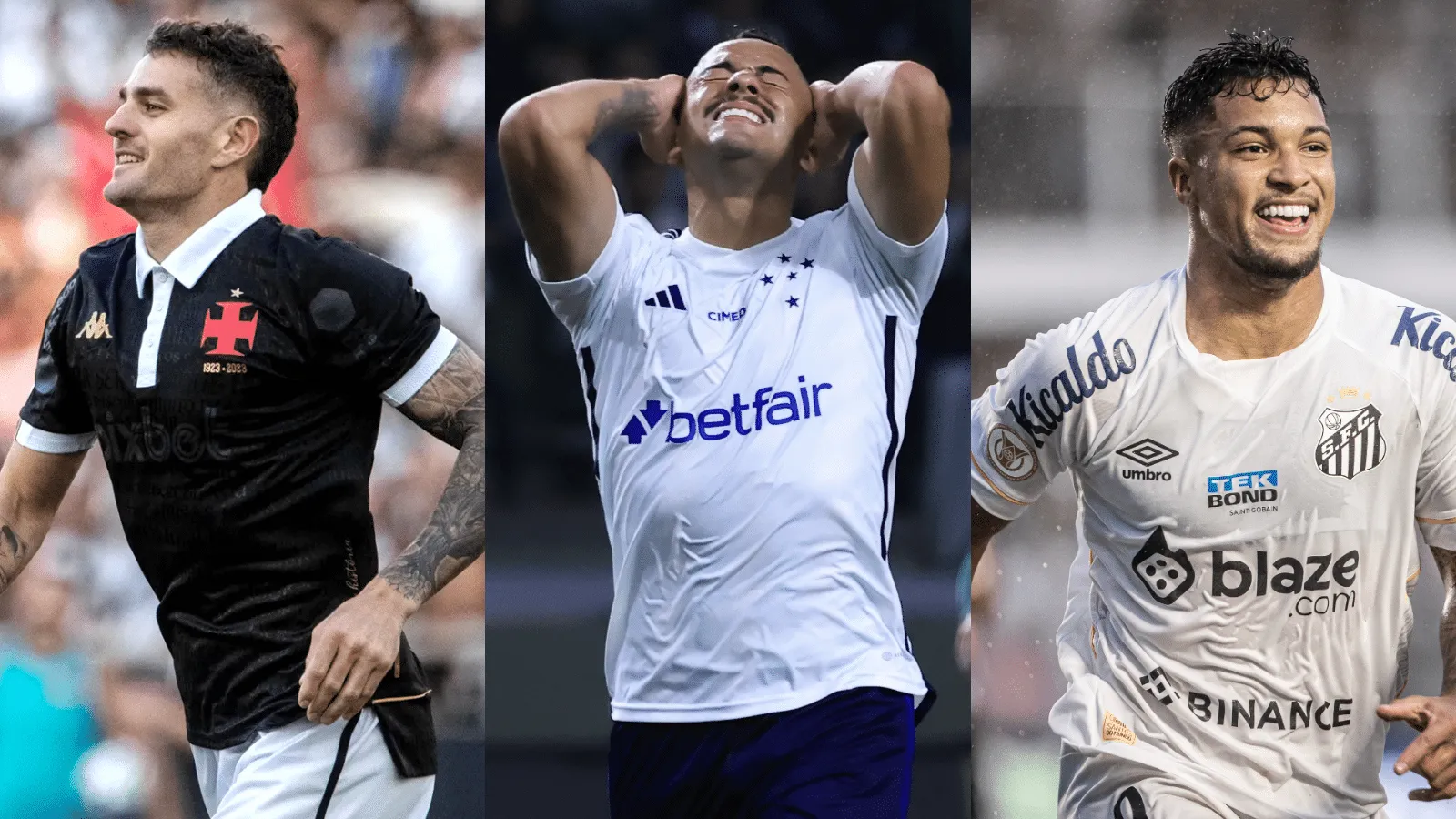 Cruzeiro paga caro por seus camisas 9 garantirem poucos pontos no Brasileir&atilde;o
