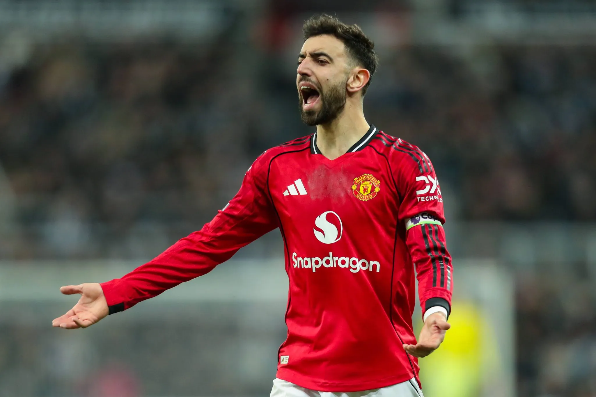 Bruno Fernandes em a&ccedil;&atilde;o pelo Manchester United