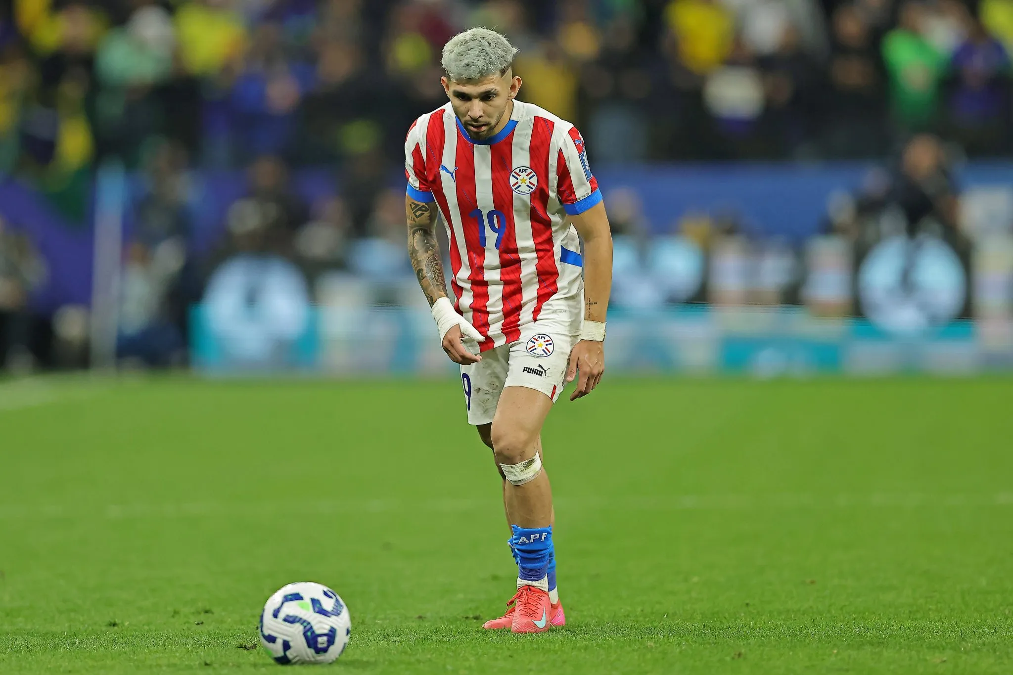 Julio Enciso, atacante do Paraguai