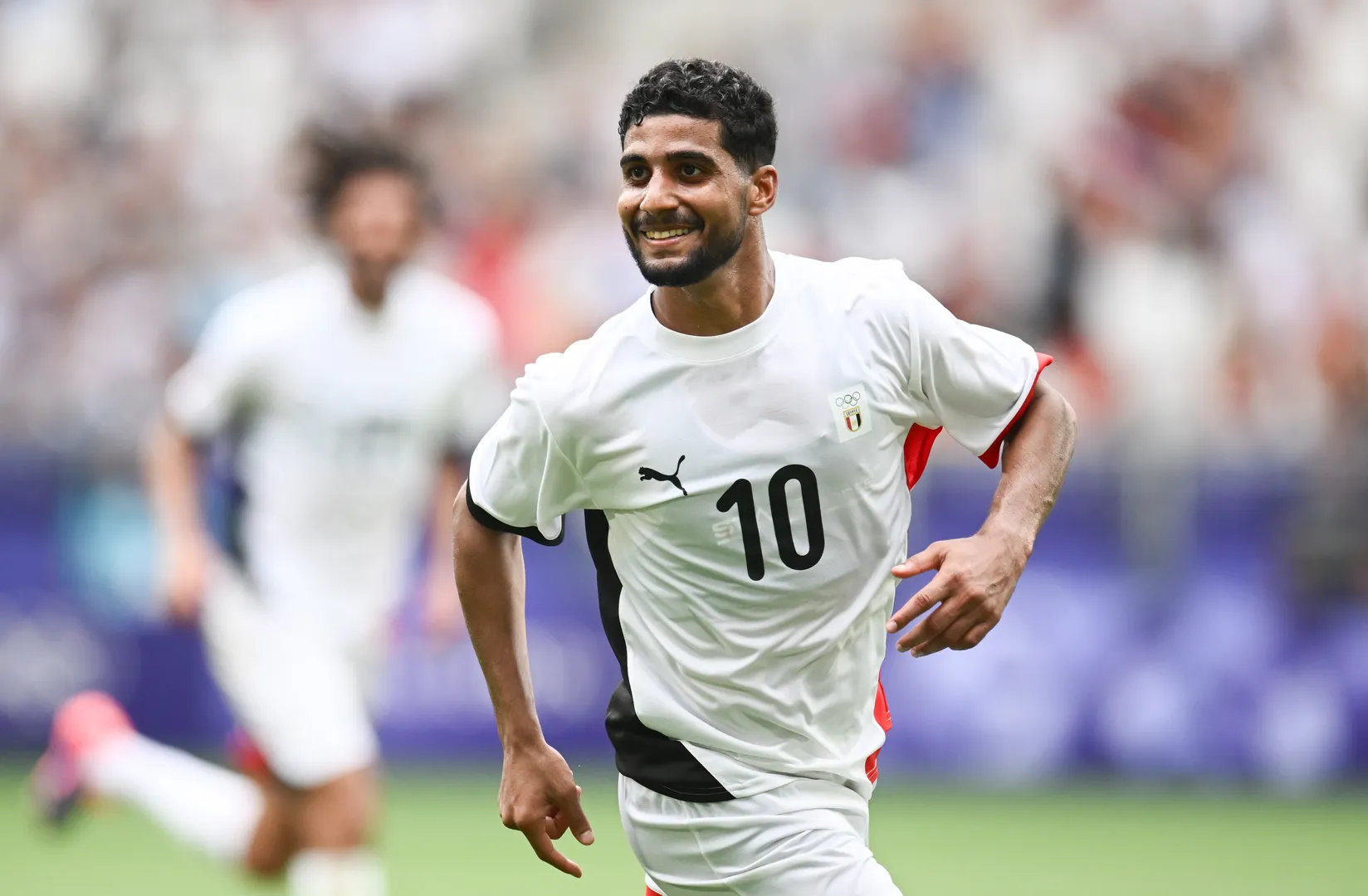Ibrahim Adel anotou os dois gols do Egito contra a Espanha. Foto: Icon Sport