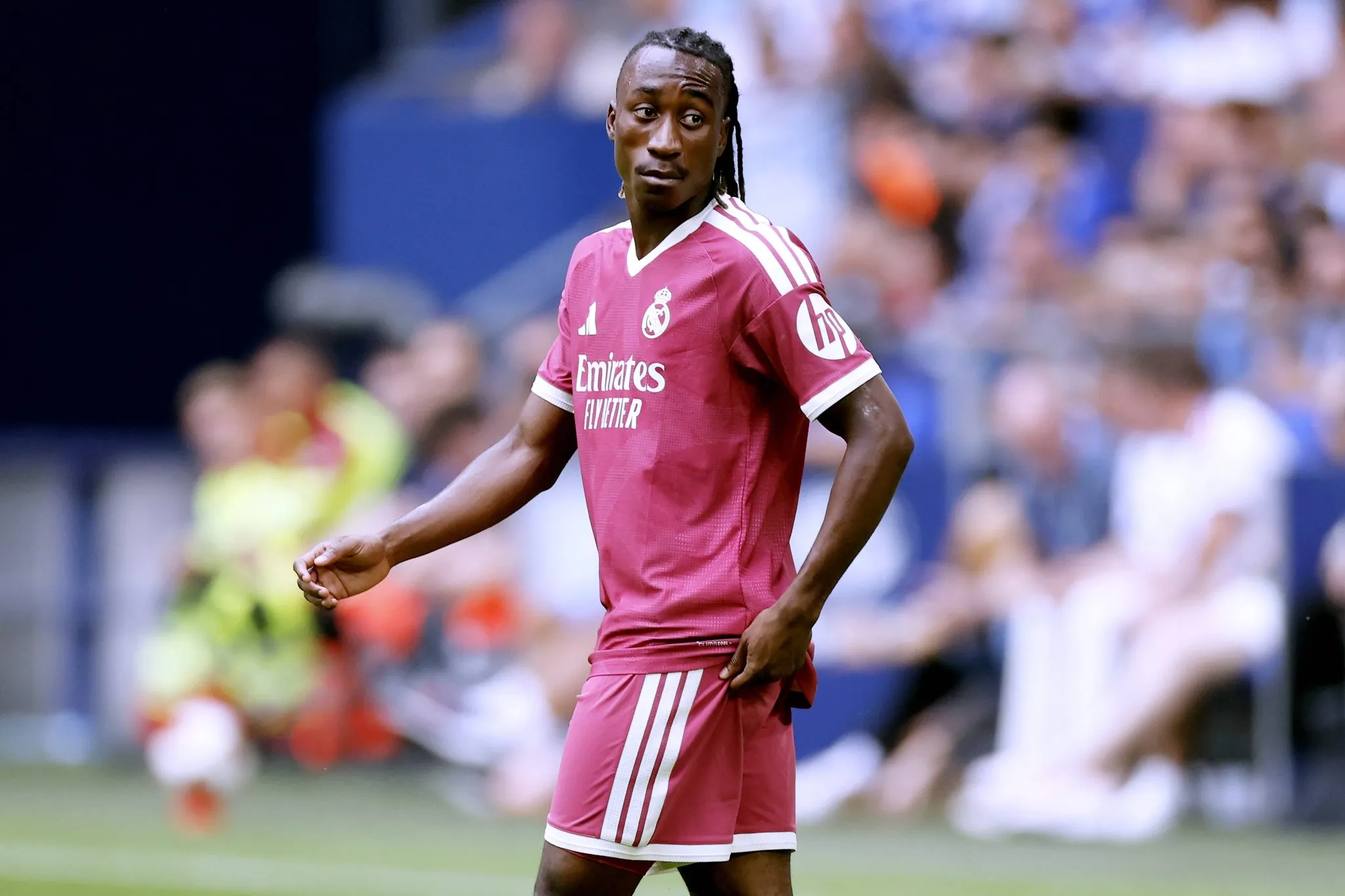 Yan Diomand&eacute; durante amistoso entre Schalke 04 x Real Madrid (Foto: Imago/Laci Perenyi)
